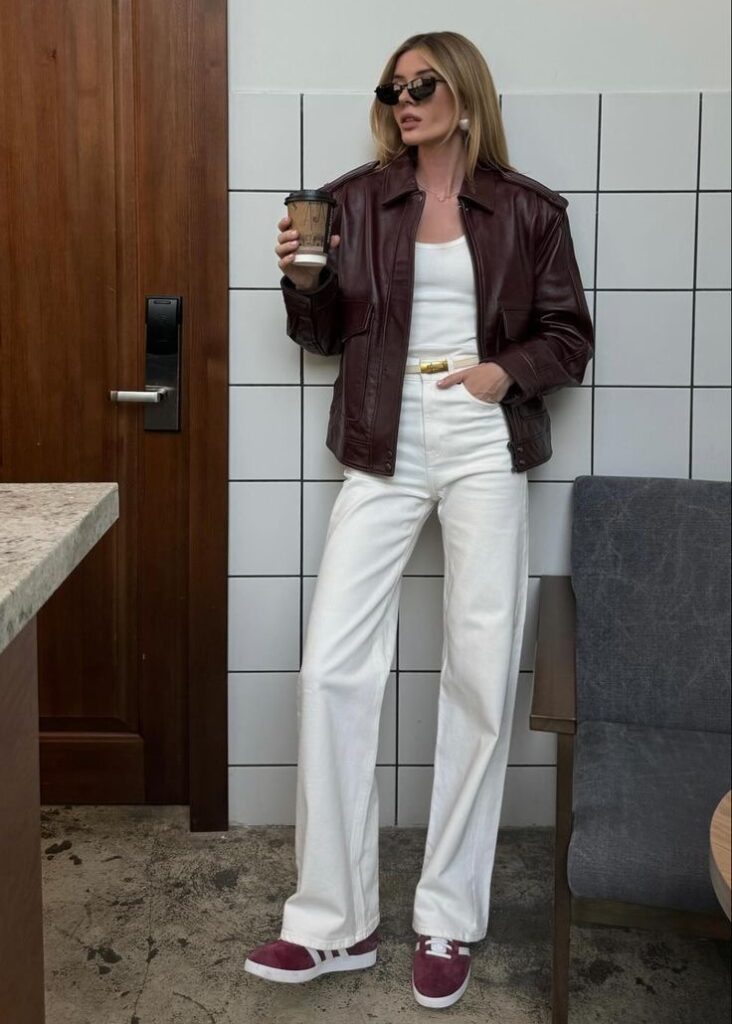 25 Outfits That Make A Brown Leather Jacket Your Best Investment Piece