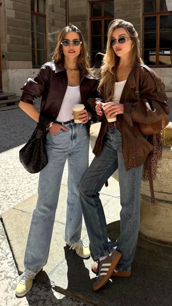25 Outfits That Make A Brown Leather Jacket Your Best Investment Piece