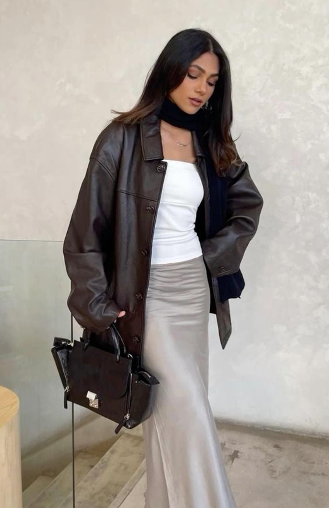 25 Outfits That Make A Brown Leather Jacket Your Best Investment Piece